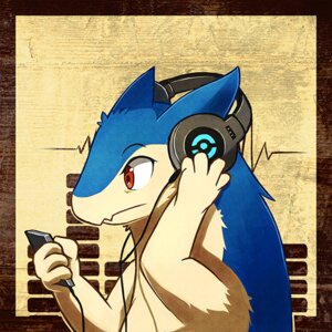 Rating: Safe Score: 0 Tags: 1:1 2014 4_fingers anthro apple_inc. blue_body blue_fur brown_background e621 ears_back electronics eyebrows fingers focused fur generation_2_pokemon headphones ipod listening_to_music looking_away low_res male mammal multicolored_body multicolored_fur music music_player mustelid nintendo pattern_background pivoted_ears pokemon pokemon_(species) portable_music_player red_eyes riku_(rikuaoshi) rikuaoshi side_view simple_background solo two_tone_body two_tone_fur typhlosion white_body white_fur User: bunchy7s