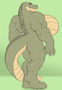 Rating: Safe Score: 0 Tags: alligator alligatorid anthro back_boob back_focus bayou_(gideon) biceps big_breasts biped breasts butt crocodilian e621 female gideon huge_breasts hyper hyper_breasts looking_at_viewer muscular muscular_anthro muscular_female non-mammal_breasts nude reptile scalie smile solo standing tail User: bunchy7s