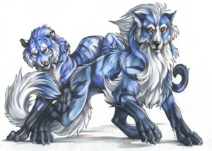 Rating: Safe Score: 0 Tags: ambiguous_gender blue_body canid canine canis claws digitigrade duo e621 felid feral looking_at_viewer mammal markings pantherine pearleden quadruped tail tiger wolf User: bunchy7s