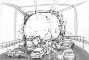 Rating: Explicit Score: 0 Tags: 2006 accident ambiguous_gender ambiguous_species anthro biped bodily_fluids car car_accident car_crash character_request cracked cracked_wall crushed_vehicle damaged_wall destroyed_vehicle destruction e621 extreme_size_difference fleeing genital_fluids genitals greyscale group internal_wall kencougr larger_male macro male monochrome penetration penis penis_crush precum railing road running size_difference traditional_media_(artwork) trio tunnel uhoh vehicle vehicle_destruction wall_(structure) what User: bunchy7s