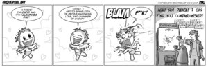 Rating: Safe Score: 0 Tags: 2006 angel anthro arcade_machine arthur_mathews avian big_mouth_(anatomy) bird bottomwear clothed clothing comic conditional_dnp cupid dialogue e621 english_text feathered_wings feathers fully_clothed greyscale group hair heart_symbol holidays human jacket jollyjack male mammal monochrome mouth_coming_off_face onomatopoeia pants penguin pip_mcgraw sequential_art shirt shooting short_hair shot_in_head sound_effects speech_bubble text toony topless topwear valentine's_day wide_eyed wings User: bunchy7s