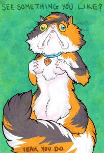 Rating: Questionable Score: 0 Tags: 2010 :< anthro arms_bent black_body black_fur blep blue_eyes breasts bulging_eyes calico_cat censored chest_tuft closed_frown collar collar_only convenient_censorship covering covering_breasts covering_self derp_eyes dialogue domestic_cat e621 english_text exaggeration felid feline felis female frown fur gloves_(marking) green_background green_eyes hand_on_breast hands_on_own_breasts heterochromia holding_breast humor mammal marker_(artwork) markings mottled mouth_closed multicolored_body multicolored_fur nude orange_body orange_fur piebald pink_nose pink_tongue simple_background small_breasts solo tail tail_censorship talking_to_viewer text tongue tongue_out traditional_media_(artwork) tucked_arms tuft varcolaroux what whiskers white_body white_fur wide_eyed wide_hips yellow_sclera User: bunchy7s