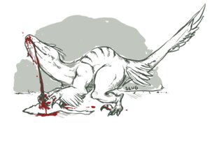 Rating: Explicit Score: 0 Tags: 4:3 ambiguous_gender blood bodily_fluids claws death dinosaur dromaeosaurid duo e621 eating eyes_closed feathered_dinosaur feathered_scalie feathers feral gore hard_vore oddbird oral_vore prehistoric_species reptile saurischian scalie tail theropod velociraptor vore User: bunchy7s