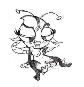 Rating: Explicit Score: 0 Tags: 2006 antennae anthro breasts disney dustindemon female female_only fingering fly gloves maggie_pesky masturbation monochrome nude pussy rule34 sitting smile solo the_buzz_on_maggie User: bunchy7s