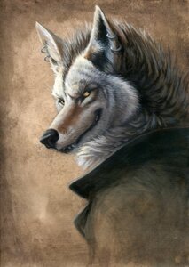 Rating: Safe Score: 0 Tags: anthro black_nose brown_body brown_fur bust_portrait canid canine canis clothed clothing coat e621 ear_piercing fur grin hibbary looking_aside looking_at_viewer male mammal piercing portrait side_view simple_background smile solo tan_background topwear whiskers white_body white_fur wolf yellow_eyes User: bunchy7s Rating: Safe Score: 0 Tags: anthro black_nose brown_body brown_fur bust_portrait canid canine canis clothed clothing coat e621 ear_piercing fur grin hibbary looking_aside looking_at_viewer male mammal piercing portrait side_view simple_background smile solo tan_background topwear whiskers white_body white_fur wolf yellow_eyes User: bunchy7s
