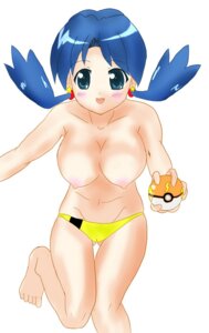 Rating: Explicit Score: 0 Tags: barefoot beige_skin blue_hair blush breasts cameltoe clothes color ear_piercing female female_only front_view hair holding holding_poke_ball human kris_(pokemon) looking_at_viewer nipples on_one_foot open_eyes open_mouth panties piercing poke_ball pokemon pokemon_gsc pussy rule34 smile solo standing tied_hair topless twintails white_background User: bunchy7s