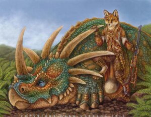 Rating: Safe Score: 0 Tags: 2012 amber_eyes anthro canid canine centrosaurine ceratopsian ceratopsid clothing cloud dark_natasha dinosaur duo e621 electronics eyes_closed facial_horn feral fern fox futuristic gun headgear headphones headset horn hunter male mammal marginocephalian nose_horn ornithischian outside plant prehistoric_species quadruped ranged_weapon reptile rifle scalie signature size_difference sky styracosaurus tail time_travel weapon User: bunchy7s