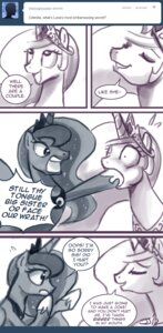 Rating: Safe Score: 0 Tags: comic dialogue duo e621 english_text equid equine feathered_wings feathers female feral friendship_is_magic hasbro hi_res horn john_joseco mammal my_little_pony mythological_creature mythological_equine mythology princess princess_celestia_(mlp) princess_luna_(mlp) royalty shout text tumblr winged_unicorn wings User: bunchy7s Rating: Safe Score: 0 Tags: comic dialogue duo e621 english_text equid equine feathered_wings feathers female feral friendship_is_magic hasbro hi_res horn john_joseco mammal my_little_pony mythological_creature mythological_equine mythology princess princess_celestia_(mlp) princess_luna_(mlp) royalty shout text tumblr winged_unicorn wings User: bunchy7s