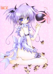 Rating: Questionable Score: 0 Tags: 1girls apron ass barefoot bird blue_eyes bomb bottomless bow breasts copyright_request feet female garters hair_ornament head_wings highres kneeling legs_folded maid naked_apron nipples no_bra no_panties purple_hair ramiya_ryou ribbon rule34 sideboob sitting smile wariza User: bunchy7s
