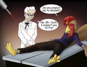 Rating: Questionable Score: 0 Tags: 2013 anthro avian barefoot beak bird bound bow_(feature) bow_tie brown_eyes chicken clothed clothed_anthro clothed_human clothed_male clothing colonel_sanders comic_sans danaume dialogue duo e621 english_text eyewear facial_hair feet galliform glasses goatee hair human kfc laser light_body light_skin male mammal mustache parody phasianid restrained speech_bubble text white_hair yellow_beak User: bunchy7s Rating: Questionable Score: 0 Tags: 2013 anthro avian barefoot beak bird bound bow_(feature) bow_tie brown_eyes chicken clothed clothed_anthro clothed_human clothed_male clothing colonel_sanders comic_sans danaume dialogue duo e621 english_text eyewear facial_hair feet galliform glasses goatee hair human kfc laser light_body light_skin male mammal mustache parody phasianid restrained speech_bubble text white_hair yellow_beak User: bunchy7s