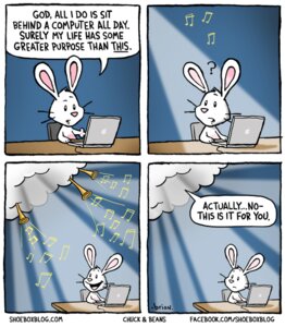 Rating: Safe Score: 0 Tags: ambiguous_gender blue_background chuck_&_beans cloud comic computer e621 electronics english_text fur humor lagomorph leporid mammal musical_note musical_symbol question_mark rabbit simple_background solo symbol text url white_body white_fur User: bunchy7s