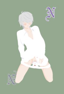 Rating: Explicit Score: 0 Tags: beige_skin bleeding blood blush clothes color death_note female female_only front_view grey_hair hair human kneeling nate_river near probably_period_blood_idfk red_blood rule34 rule_63 short_hair solo tagme User: bunchy7s
