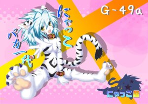 Rating: Questionable Score: 0 Tags: anthro biped blue_hair breasts collar e621 fangs featureless_breasts felid female fur fuurin_rei hair hi_res leucistic long_hair looking_at_viewer mammal open_mouth pantherine sitting smile solo stripes teeth tiger tomoyan_(nyakkoya) white_body white_fur yellow_eyes User: bunchy7s