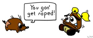 Rating: Explicit Score: 0 Tags: boota butt_mole duo female goomba mario_(series) nintendo rat rat_(artist) rule34 straight_hair tengen_toppa_gurren_lagann you_gonna_get_raped User: bunchy7s