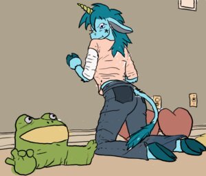 Rating: Safe Score: 0 Tags: amphibian anthro duo dylan_(the_worst_unicorn) e621 equid equine frog frogout gbs horn male mammal meme mythological_creature mythological_equine mythology parody tail the_worst_unicorn unicorn what User: bunchy7s