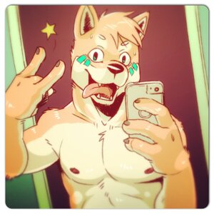 Rating: Safe Score: 0 Tags: 1:1 2013 anthro apple_inc. biceps biped canid canine canis cellphone clothed clothing devil_horns_(gesture) domestic_dog e621 electronics fangs fur gesture hair half-length_portrait hand_gesture holding_object holding_phone iphone looking_at_viewer male mammal mirror mirror_selfie muscular muscular_anthro muscular_male nipples pecs phone portrait pose seaside_(artist) selfie shiba_inu smartphone solo spitz standing star teeth tongue tongue_out topless ying_(seaside) User: bunchy7s