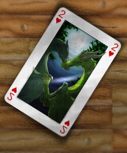 Rating: Safe Score: 0 Tags: brown_eyes card card_template cel_shading claws dragon duo e621 felixspeagel female feral fin frill_(anatomy) green_body green_scales heart_symbol hearts_(suit) hi_res horn long_neck male membrane_(anatomy) membranous_frill membranous_wings moon mythological_creature mythological_scalie mythology night number playing_card playing_card_template pupils red_heart romantic romantic_ambiance romantic_couple scales scalie shaded slit_pupils suit_symbol two_of_hearts wings yellow_eyes User: bunchy7s