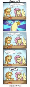 Rating: Safe Score: 0 Tags: absurd_res applejack_(mlp) blonde_hair clothing comic cowboy_hat dialogue duo e621 earth_pony eating english_text equid equine eyes_closed feathered_wings feathers female feral fluttershy_(mlp) food freckles friendship_is_magic frown fur furniture green_eyes hair hasbro hat headgear headwear hi_res horse long_hair mammal my_little_pony mythological_creature mythological_equine mythology open_mouth orange_body orange_fur pegasus pink_hair pony smile table teeth text tongue url vicse wings yellow_body yellow_feathers yellow_fur User: bunchy7s