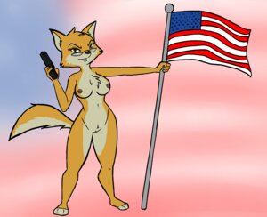 Rating: Explicit Score: 0 Tags: abstract_background american_flag anthro breasts canid canine canton digital_media_(artwork) dual_holding e621 eyewear female finial flag flag_(object) flag_background flagpole flat_colors fox glasses gnollykins gun handgun holding_flag holding_gun holding_handgun holding_object holding_ranged_weapon holding_weapon lt._fox_vixen mammal nipples patriotism pistol politics ranged_weapon sek_studio simple_background solo squirrel_and_hedgehog tail united_states_of_america weapon User: bunchy7s