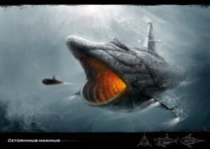 Rating: Safe Score: 0 Tags: ambiguous_gender aquatic basking_shark chetorinus detailed detailed_background e621 feral fire fish hi_res light machine mackerel_shark nikita_korenkov robot science_fiction sea shark submarine technology underwater vehicle water watercraft zero_pictured User: bunchy7s