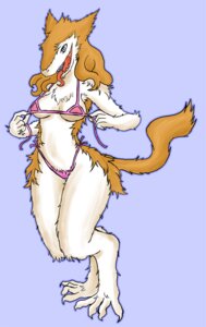 Rating: Questionable Score: 0 Tags: anthro basketgardevoir breasts camel_toe cleavage clothed clothing e621 female fluffy mammal nipple_outline open_mouth sergal solo swimwear tail thigh_gap tongue undressing User: bunchy7s
