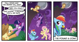 Rating: Safe Score: 0 Tags: applejack_(mlp) blonde_hair blue_body blue_eyes blue_feathers blue_fur clothing cloud coin comic cowboy_hat cutie_mark dialogue digital_media_(artwork) don_ko e621 earth_pony english_text equid equine facepalm feathered_wings feathers female feral fluttershy_(mlp) flying friendship_is_magic fur grass green_eyes group hair hasbro hat headgear headwear horn horse mammal moon multicolored_hair my_little_pony mythological_creature mythological_equine mythology orange_body orange_fur outside pegasus pink_hair plant pony purple_body purple_eyes purple_fur purple_hair quadruped rainbow_dash_(mlp) rainbow_hair sky tail text twilight_sparkle_(mlp) two_tone_hair unicorn wings yellow_body yellow_feathers yellow_fur User: bunchy7s