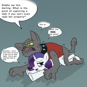 Rating: Explicit Score: 0 Tags: 1:1 2013 all_fours blush bodily_fluids bored canid clothing collar complaining curly_hair dialogue diamond_dog_(mlp) doggystyle doing_it_wrong duo e621 english_text equid equine fail female female_raped feral forced friendship_is_magic from_behind_position fur grey_background grey_body grey_fur hair hasbro hooves horn interspecies kl0ndike looking_back male male/female male_rape male_raping_female mammal my_little_pony mythological_creature mythological_equine mythology open_mouth profanity pupils purple_hair rape rarity_(mlp) rover_(mlp) sex shirt simple_background slit_pupils sweat teeth text topwear unicorn white_body white_fur User: bunchy7s