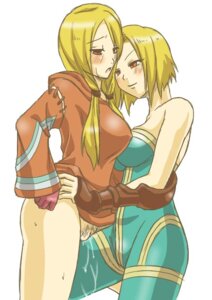 Rating: Explicit Score: 0 Tags: 2girls bare_shoulders blonde_hair blush bodysuit bottomless brown_eyes clothed crotch_rub female final_fantasy final_fantasy_tactics final_fantasy_tactics_(original) fingerless_gloves frottage geomancer geomancer_(fft) gloves long_hair monk monk_(fft) multiple_females multiple_girls night-light pubic_hair pussy pussy_juice red_eyes rule34 short_hair smile sweat tied_hair twintails uncensored yuri User: bunchy7s
