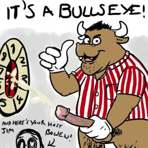Rating: Explicit Score: 0 Tags: anthro black_hair bottomless bovine brown_fur bullseye cattle cum ejaculation english_text furry gloves horns male male_focus mascot pubic_hair rule34 striped_shirt stubble target thumbs_up white_gloves User: bunchy7s Rating: Explicit Score: 0 Tags: anthro black_hair bottomless bovine brown_fur bullseye cattle cum ejaculation english_text furry gloves horns male male_focus mascot pubic_hair rule34 striped_shirt stubble target thumbs_up white_gloves User: bunchy7s