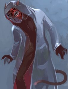 Rating: Safe Score: 0 Tags: anthro clothed clothing domestic_cat e621 felid feline felis greenmonkey male mammal mask open_clothing open_robe partially_clothed robe simple_background solo tail User: bunchy7s Rating: Safe Score: 0 Tags: anthro clothed clothing domestic_cat e621 felid feline felis greenmonkey male mammal mask open_clothing open_robe partially_clothed robe simple_background solo tail User: bunchy7s