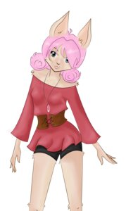 Rating: Safe Score: 0 Tags: anthro blue_eyes breasts clothing corset e621 female hair lagomorph leporid lingerie looking_at_viewer mammal pink_hair rabbit regalweasel simple_background small_breasts solo topwear white_background User: bunchy7s