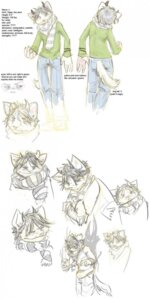 Rating: Questionable Score: 0 Tags: 1:2 anthro digital_drawing_(artwork) digital_media_(artwork) domestic_cat e621 english_text felid feline felis hi_res horn male mammal mixed_media model_sheet nitrogen sketch solo tail text User: bunchy7s