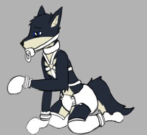 Rating: Questionable Score: 0 Tags: all_fours anthro blue_eyes bondage_gear bondage_gloves canid canine canis clothing collar diaper domestic_dog e621 gag gagged grey_background handwear harness keeper_utonagan leather legwear male mammal pacifier simple_background slymo solo stockings young young_anthro User: bunchy7s Rating: Questionable Score: 0 Tags: all_fours anthro blue_eyes bondage_gear bondage_gloves canid canine canis clothing collar diaper domestic_dog e621 gag gagged grey_background handwear harness keeper_utonagan leather legwear male mammal pacifier simple_background slymo solo stockings young young_anthro User: bunchy7s