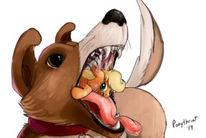Rating: Questionable Score: 0 Tags: 2014 applejack_(mlp) blonde_hair bodily_fluids brown_body brown_eyes brown_fur canid canine canis domestic_dog duo e621 earth_pony equid equine extreme_size_difference female female/female feral friendship_is_magic fur green_eyes hair hasbro horse mammal micro my_little_pony open_mouth orange_body orange_fur pony ponythroat saliva simple_background size_difference teeth tongue vore white_background winona_(mlp) User: bunchy7s