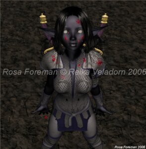 Rating: Questionable Score: 0 Tags: 1girls 3d armor berserker black_hair black_skin breasts dark_skin drow elf female female_only grey_eyes pointy_ears pyt rosa_foreman rule34 text watermark User: bunchy7s