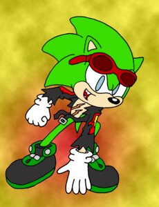 Rating: Safe Score: 0 Tags: anthro archie_comics biped blue_eyes clothing e621 eulipotyphlan eyewear eyewear_on_head footwear fur gloves green_body green_fur handwear hedgehog jacket leather leather_clothing leather_jacket leather_topwear male mammal scar scourge_the_hedgehog sega shoes solo sonic_the_hedgehog_(archie) sonic_the_hedgehog_(comics) sonic_the_hedgehog_(series) sunglasses sunglasses_on_head teeth topwear wakeangel2001 wearing_sunglasses User: bunchy7s