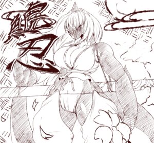 Rating: Safe Score: 0 Tags: anthro aquatic big_breasts breasts cetacean dolphin e621 fdokkaku female hair katana long_hair looking_at_viewer mammal melee_weapon monochrome naru_(fdokkaku) ninja oceanic_dolphin orca solo sword thick_thighs toothed_whale warrior weapon wide_hips User: bunchy7s