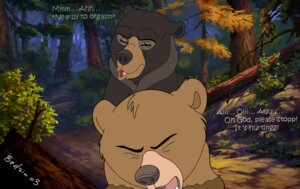 Rating: Explicit Score: 0 Tags: ambiguous_gender ambiguous_penetrated bear bedziu brother_bear brown_bear bucky_(brother_bear) detailed_background dialogue disney duo e621 english_text eyes_closed feral feral_on_feral forest forest_background from_behind_position grizzly_bear koda_(brother_bear) lol_comments male male/ambiguous male_penetrating male_penetrating_ambiguous mammal nature nature_background obscured_penetration outside path penetration plant sex text tree ursine User: bunchy7s