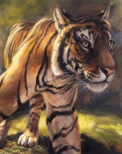 Rating: Safe Score: 0 Tags: acrylic_painting_(artwork) ambiguous_gender blotch e621 felid feral field mammal outside painting_(artwork) pantherine solo stripes tiger traditional_media_(artwork) traditional_painting_(artwork) User: bunchy7s