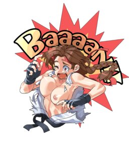 Rating: Explicit Score: 0 Tags: art_of_fighting artist_request black_gloves bouncing_breasts braid breasts brown_eyes brown_hair dougi female female_only fingerless_gloves gloves headband human king_of_fighters large_breasts long_hair nipples rule34 ryuuko_no_ken single_braid snk solo takoyaki_neko-san tear torn_clothes unaligned_breasts wardrobe_malfunction wink yuri_sakazaki User: bunchy7s