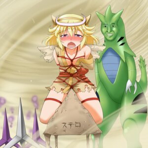 Rating: Explicit Score: 0 Tags: anthro bondage bound color day female hazards humanized humanized_pokemon interspecies jouwan nintendo outdoors pokemon pokemon_(species) rule34 shedinja spikes stealth_rock tagme toxic_spikes tyranitar wooden_horse User: bunchy7s