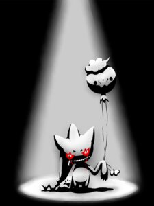 Rating: Safe Score: 0 Tags: 3:4 ambiguous_gender banette black_and_white_and_red blood bodily_fluids body_zipper derp_eyes digital_media_(artwork) drifloon duo e621 generation_3_pokemon generation_4_pokemon humanoid nintendo not_furry pokemon pokemon_(species) simple_background spot_color spotlight tapa_(artist) tears zipper zipper_mouth User: bunchy7s