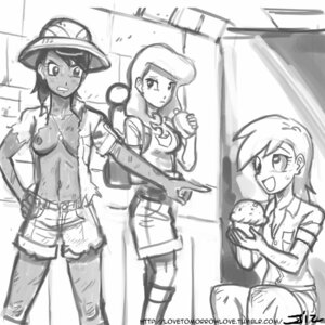 Rating: Explicit Score: 0 Tags: daring_do derpy_hooves female fleur_de_lis_(mlp) friendship_is_magic humanized john_joseco my_little_pony rule34 straight_hair User: bunchy7s
