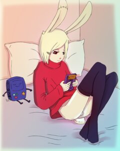 Rating: Explicit Score: 0 Tags: accessory adolescent adventure_time arms_bent balls bed bent_legs blonde_hair bmo bottomless butt cartoon_network casual_exposure character_plushie clothed clothing crossover drayl e621 electronics feet_together furniture game_boy_cartridge game_boy_color game_boy_color_console game_boy_family game_cartridge game_console game_media gaming genitals hair hair_accessory hairclip handheld_console hi_res holding_console holding_game_boy_color holding_object knock-kneed lagomorph legs_together legwear leporid lying male mammal mo_(adventure_time) nintendo nintendo_console object_plushie on_back pillow planted_legs playing_video_game plushie rabbit snap_clip solo stockings storage_media sweater topwear yoshino_iko young User: bunchy7s