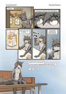 Rating: Questionable Score: 0 Tags: adolescent anthro beverage bottomwear canid canine canis clothed clothing comic digital_drawing_(artwork) digital_media_(artwork) drawing_(object) drawing_in_a_drawing e621 english_text eyewear food frown fur furniture glass glasses grey_body grey_fur harmarist hi_res high-angle_view in_denial juice_(beverage) lol_comments male mammal misspelling multiple_scenes number orange_juice page_number sexual_awakening sheath_and_knife shorts sofa solo table tail text tongue tongue_out topless topless_anthro topless_male will_(harmarist) wolf yellow_eyes young young_anthro young_male User: bunchy7s