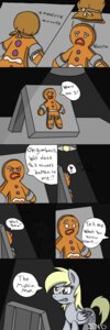 Rating: Safe Score: 0 Tags: 1:3 amber_eyes bag bag_over_head bdsm blonde_hair bondage bound comic cookie crossover cutie_mark derp_eyes derpy_hooves_(mlp) dialogue dreamworks duo e621 english_text equid equine feathered_wings feathers female feral food friendship_is_magic frown fur furniture gingerbread_man gingerbread_man_(shrek) grey_body grey_feathers grey_fur hair hasbro hi_res humor lamp long_hair looking_at_viewer male mammal mariokid97 my_little_pony mythological_creature mythological_equine mythology open_mouth pegasus rope shadow shrek_(series) smile table teeth text wings yellow_eyes User: bunchy7s