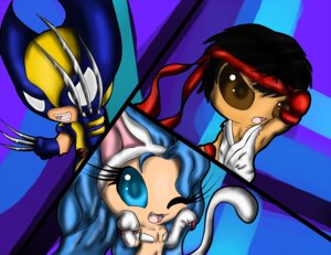 Rating: Safe Score: 0 Tags: animal_humanoid capcom darkstalkers e621 felicia_(darkstalkers) female group humanoid male mammal marvel marvel_vs._capcom mustelid neronova ryu_(street_fighter) street_fighter tail wolverine_(marvel) x-men User: bunchy7s