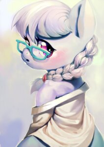 Rating: Safe Score: 0 Tags: 2013 anthro aruurara blush clothing e621 earth_pony equid equine eyewear female friendship_is_magic fur glasses grey_body grey_fur grey_hair hair half-length_portrait hasbro hi_res horse looking_at_viewer looking_back mammal my_little_pony pony portrait purple_eyes silver_spoon_(mlp) solo young young_anthro young_female User: bunchy7s Rating: Safe Score: 0 Tags: 2013 anthro aruurara blush clothing e621 earth_pony equid equine eyewear female friendship_is_magic fur glasses grey_body grey_fur grey_hair hair half-length_portrait hasbro hi_res horse looking_at_viewer looking_back mammal my_little_pony pony portrait purple_eyes silver_spoon_(mlp) solo young young_anthro young_female User: bunchy7s