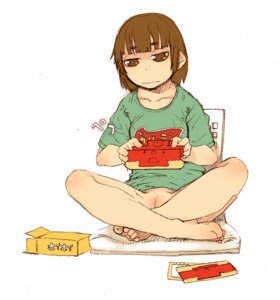 Rating: Explicit Score: 0 Tags: bottomless brown_eyes brown_hair female mashimi original pussy rule34 shimimaru short_hair sitting User: bunchy7s