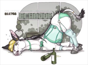 Rating: Questionable Score: 0 Tags: accessory alcohol asinus beverage bottle clothed clothed_feral clothing container corset digital_media_(artwork) donkey drunk e621 ear_piercing ecmajor equid equine female feral garter garter_straps graphite_(artwork) hooves legwear lingerie mammal mixed_media panties piercing solo stockings substance_intoxication tail topwear traditional_media_(artwork) underwear User: bunchy7s